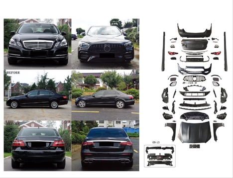 MERCEDES W212 (2011-2013) İÇİN 2020+ W213 E63 GÖRÜNÜM FULL FACELIFT BODY KIT